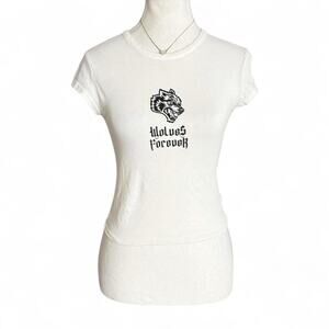 Darc Sport Women’s White Baby Tee Size XS